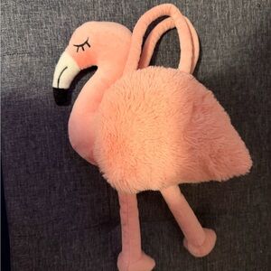 Plush Flamingo Handbag